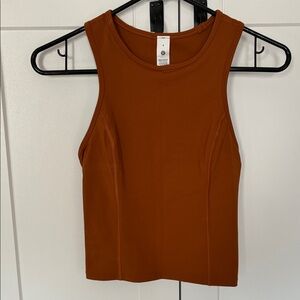lululemon athletica Burnt Orange Athletic Tank